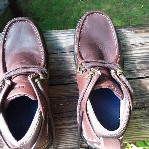 'LL Bean Men's Leather Boots. - Picture 2 of 10
